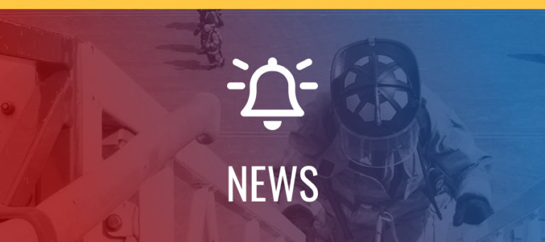 News featured image fire fighter walking up a ladder